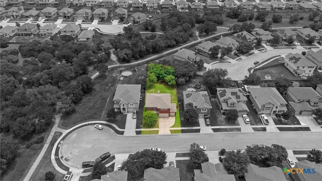 3610 Parkmill Dr, Killeen, TX 76542 - aerial view of residential area with property parcel outlined