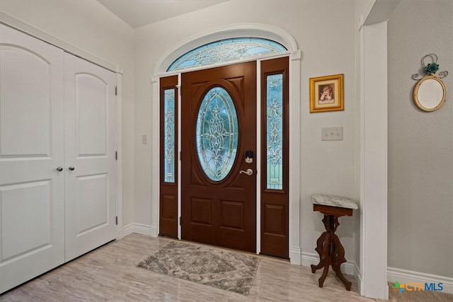 view of entrance foyer