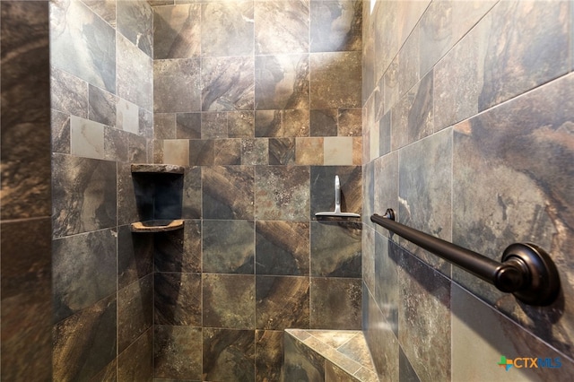 2299 Sun Chase Blvd, New Braunfels, TX 78130 - bathroom view of a tile shower