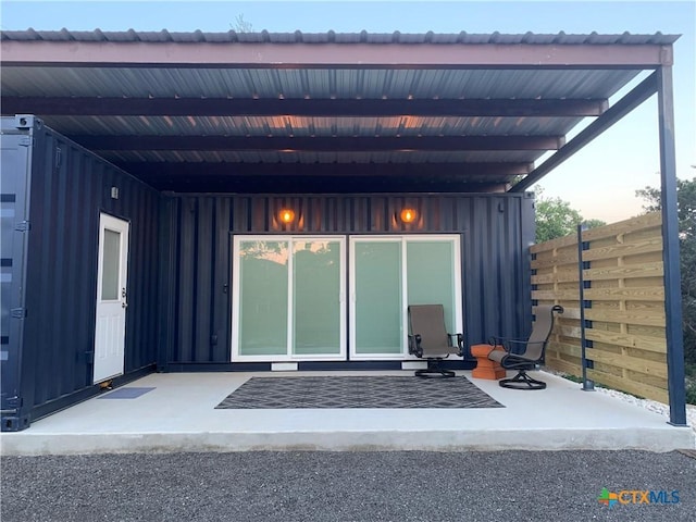 1131 Glenn Dr, Canyon Lake, TX 78133 - property entrance featuring board and batten siding