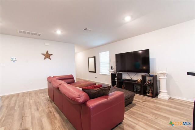348 Jacquard Ct, Troy, TX 76579 - living room with light hardwood / wood-style floors