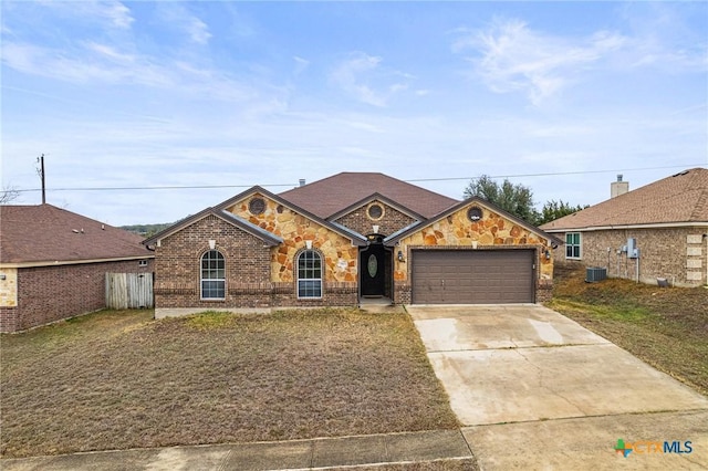 ranch-style house with a garage