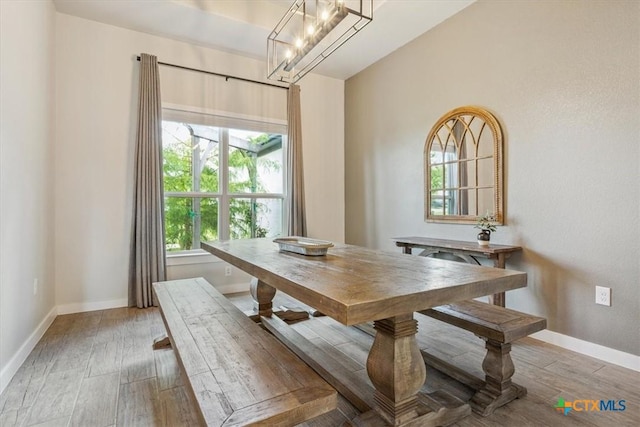 100 Metheglin Dr, Temple, TX 76502 - dining room with wood finished floors and a chandelier