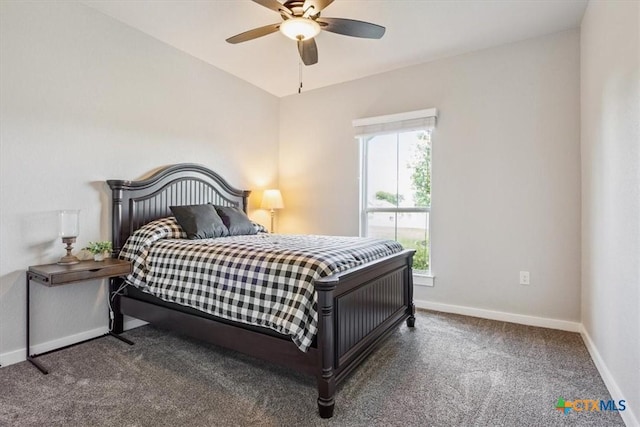 100 Metheglin Dr, Temple, TX 76502 - carpeted bedroom with baseboards and a ceiling fan