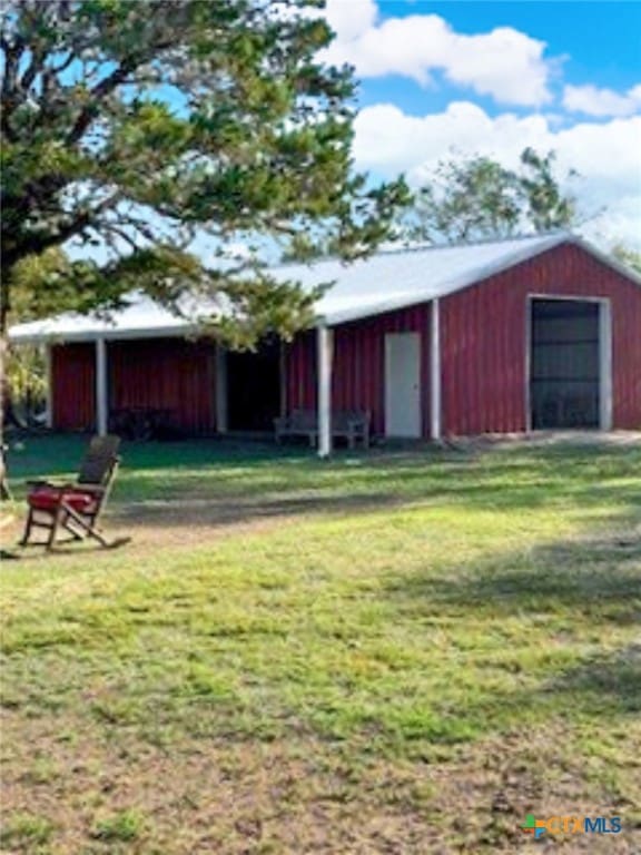 4630 Lantana Rd, Belton, TX 76513 - view of grassy yard with an outbuilding