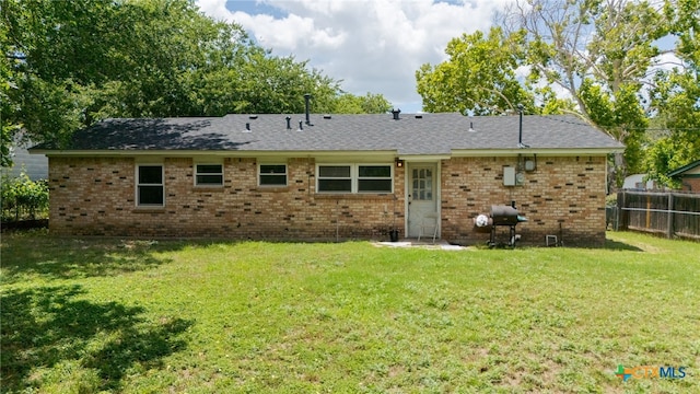 603 S 13th St, Copperas Cove, TX 76522 - back of property with brick siding and roof with shingles