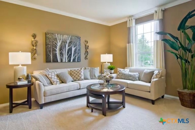 1575 Laila Ln, Belton, TX 76513 - living area with baseboards and carpet flooring