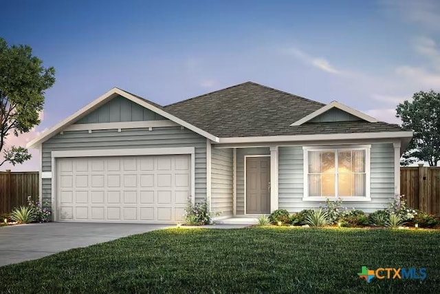1575 Laila Ln, Belton, TX 76513 - single story home with roof with shingles, driveway, and an attached garage