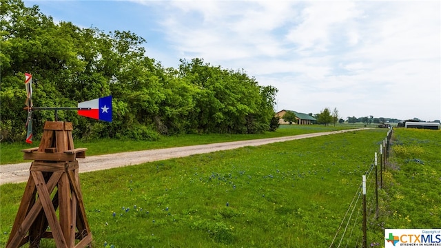 view of home's community featuring a yard