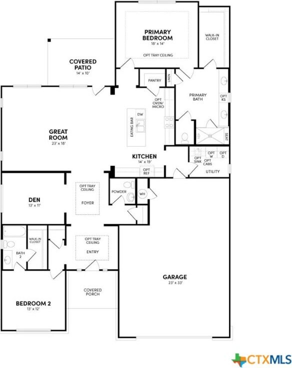 1616 Dancing Oak Ln, San Marcos, TX 78666 - view of layout