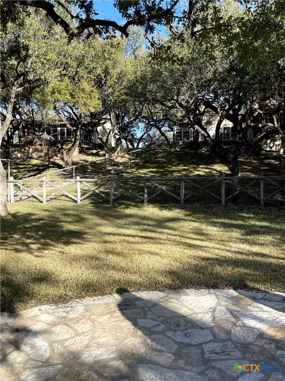 view of yard featuring a patio