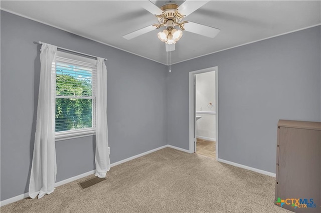 404 Oak St, Copperas Cove, TX 76522 - empty room featuring carpet flooring, baseboards, and ceiling fan