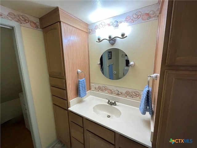 364 N Blackburn Ave, Port Lavaca, TX 77979 - bathroom featuring vanity