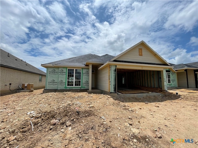 view of property in mid-construction