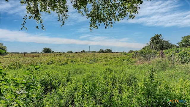 view of nature featuring a rural view