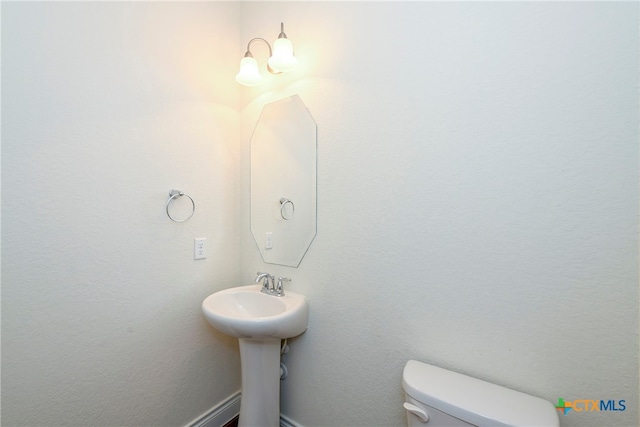 bathroom with toilet