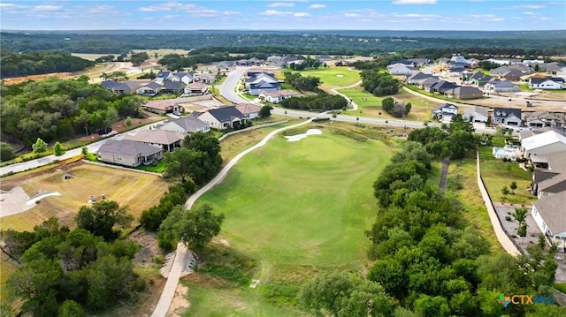121 Wild Honeysuckle Way, San Marcos, TX 78666 - aerial overview of property's location featuring nearby suburban area and a golf course