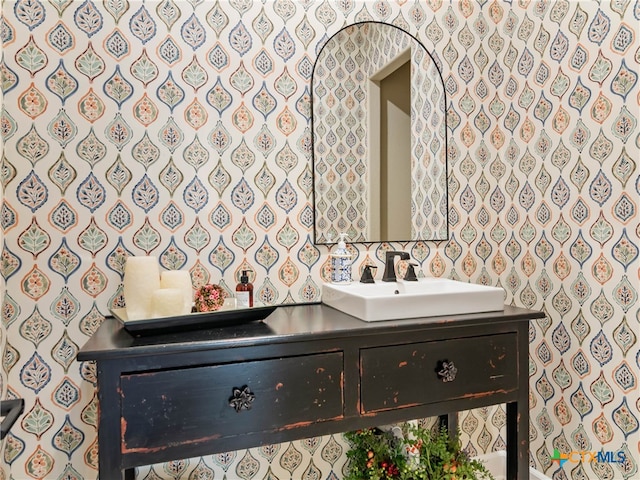121 Wild Honeysuckle Way, San Marcos, TX 78666 - bathroom featuring vanity