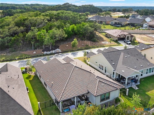 121 Wild Honeysuckle Way, San Marcos, TX 78666 - aerial perspective of suburban area