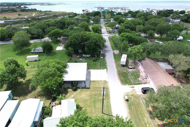 302 E Dallas Ave, Seadrift, TX 77983 - aerial view of property's location with a large body of water