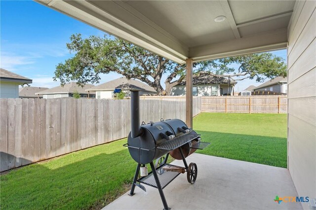 2085 Mercer St, Nolanville, TX 76559 - view of patio / terrace featuring grilling area
