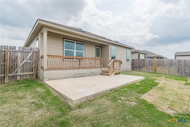 2824 Green Finch, New Braunfels, TX 78130 - rear view of house with a patio area and a gate