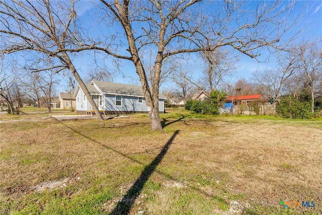 view of yard