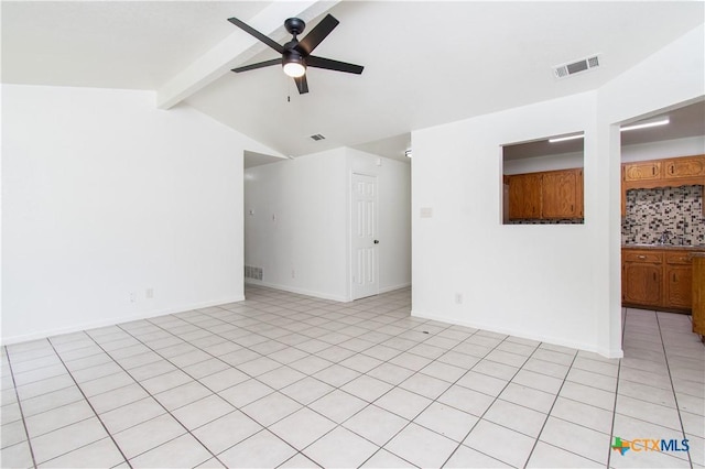 2009 Fleetwood Dr, Killeen, TX 76543 - unfurnished room with a ceiling fan and light tile patterned flooring
