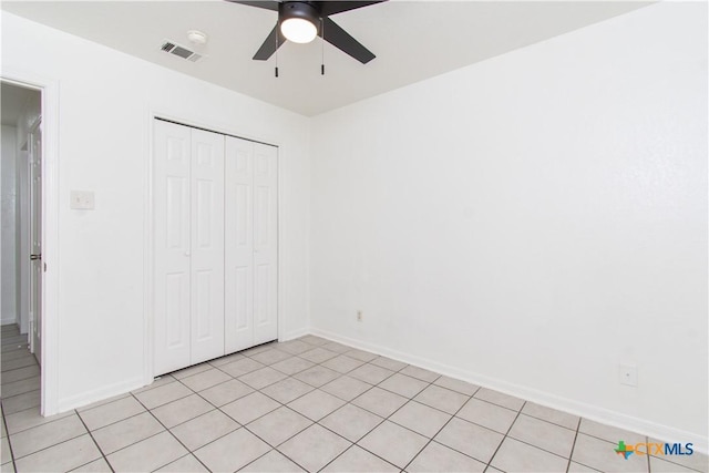 2009 Fleetwood Dr, Killeen, TX 76543 - unfurnished bedroom with a closet and ceiling fan