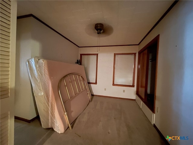 220 Davis Ave, Port Lavaca, TX 77979 - unfurnished bedroom with ornamental molding and baseboards