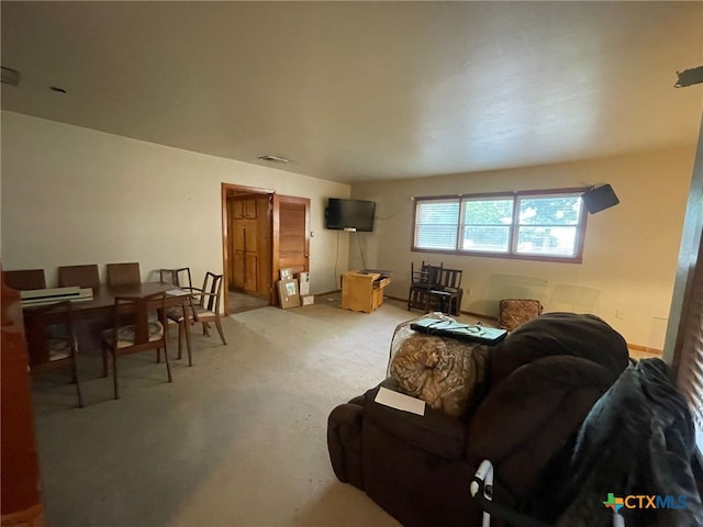 220 Davis Ave, Port Lavaca, TX 77979 - living area with light carpet