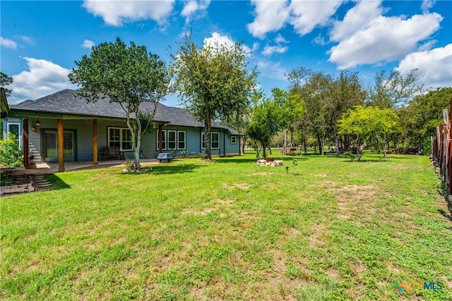425 County Road 3830, San Antonio, TX 78253 - view of yard featuring a patio area