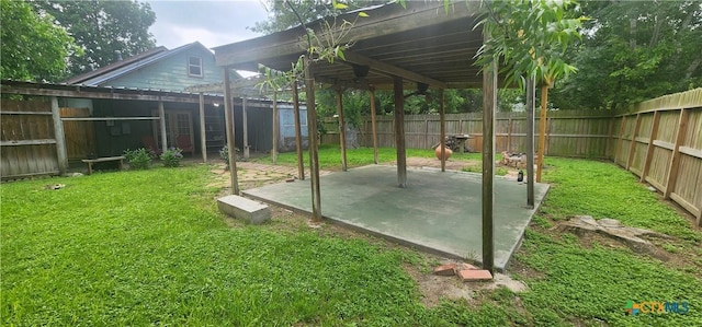 267 Illinois St, Bloomington, TX 77951 - view of yard featuring a patio