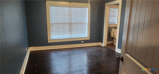 267 Illinois St, Bloomington, TX 77951 - spare room featuring wood finished floors and baseboards