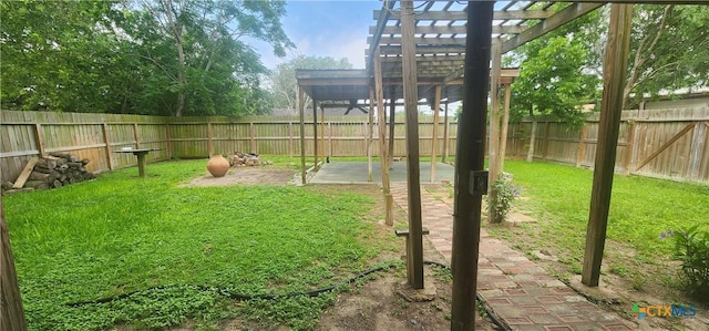 267 Illinois St, Bloomington, TX 77951 - view of yard featuring a pergola and a patio