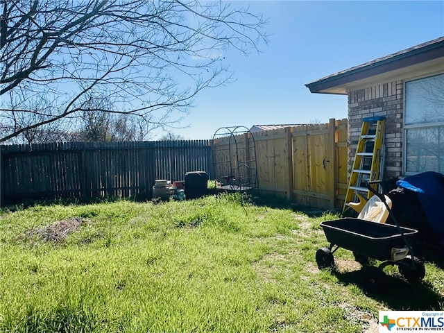 view of yard