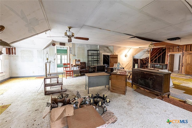 204 Ave F, Shiner, TX 77984 - additional living space featuring ceiling fan