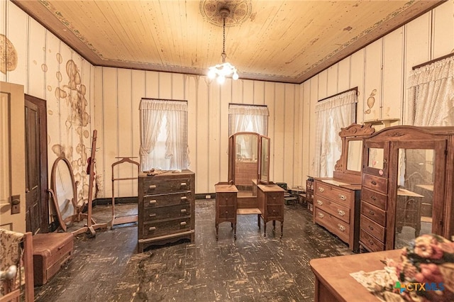 204 Ave F, Shiner, TX 77984 - interior space featuring wood ceiling