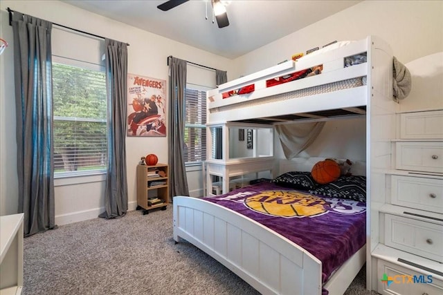 3006 Beulah Blvd, Belton, TX 76513 - carpeted bedroom featuring baseboards and ceiling fan