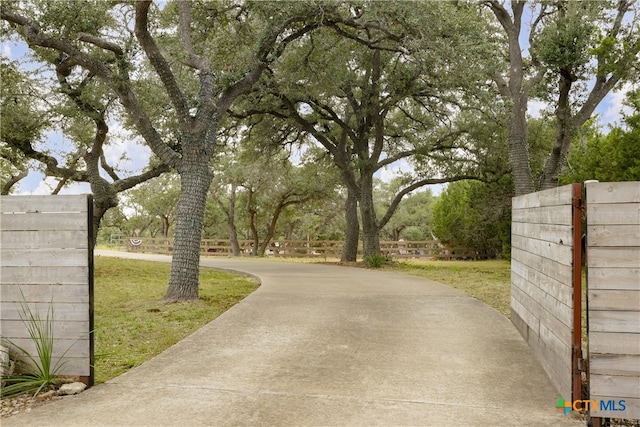 view of road