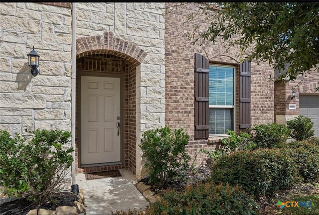 30125 Prairie Creek Ct, Brookshire, TX 77423 - entrance to property with stone siding and brick siding