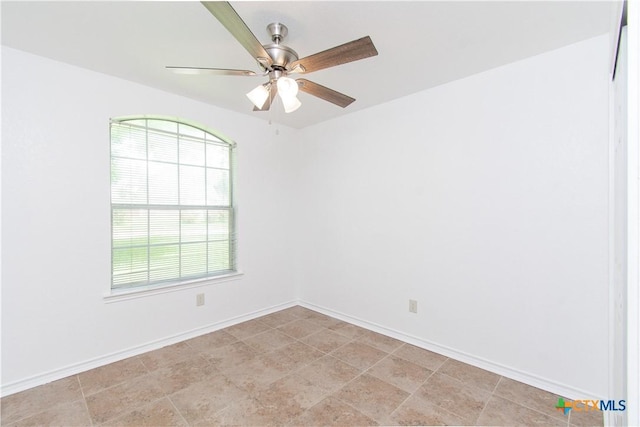 5111 Warwicke Dr, Temple, TX 76502 - unfurnished room featuring ceiling fan and baseboards
