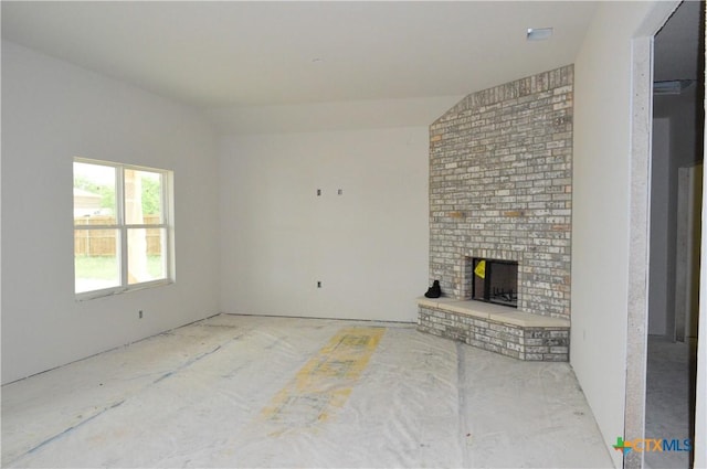 425 County Road 3152, Kempner, TX 76539 - unfurnished living room with a fireplace