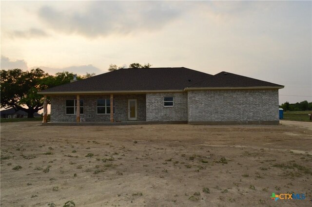 425 County Road 3152, Kempner, TX 76539 - view of back of property at dusk