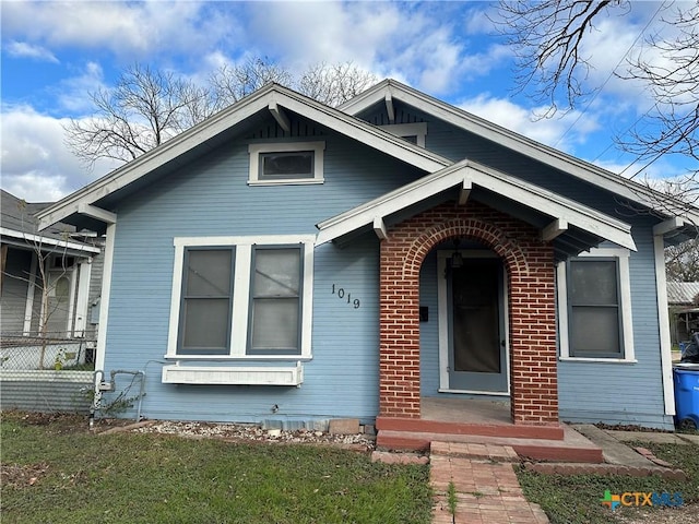 view of bungalow-style house