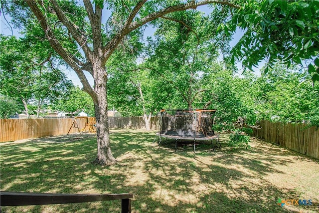 1902 S 41st St, Temple, TX 76504 - view of yard featuring a trampoline