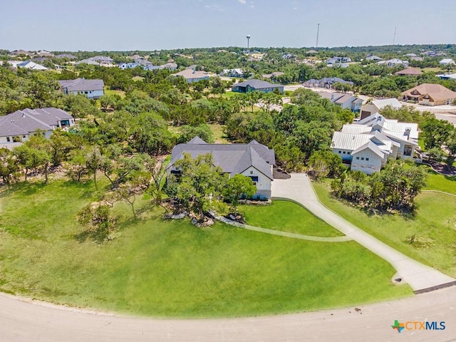 aerial perspective of suburban area
