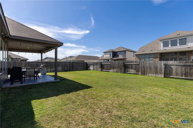 427 Bluejack Way, Hutto, TX 78634 - view of yard featuring a patio