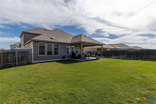 427 Bluejack Way, Hutto, TX 78634 - back of house featuring a patio area