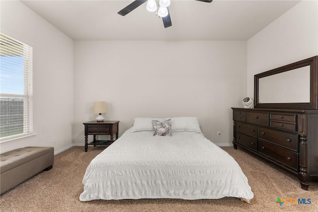 7805 Northgate Loop, Temple, TX 76502 - bedroom with light carpet and ceiling fan